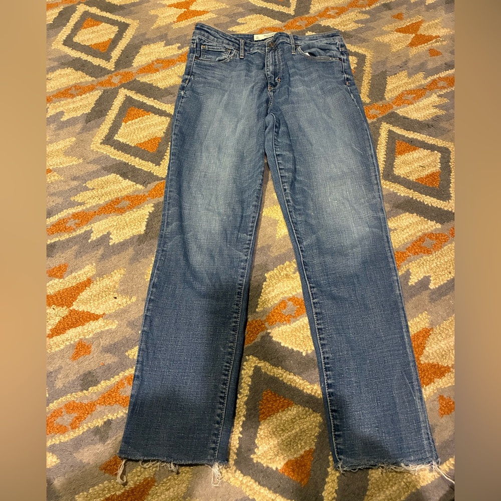 Straight leg jeans